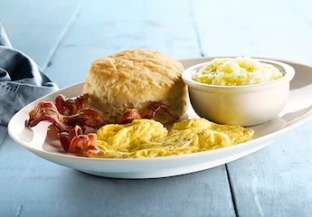 Breakfast Platter with Bacon & Egg