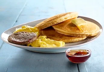 Buttermilk Pancake Platter with Sausage