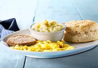Breakfast Platter with Turkey Sausage