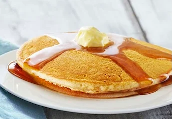 Single Buttermilk Pancake (with syrup)