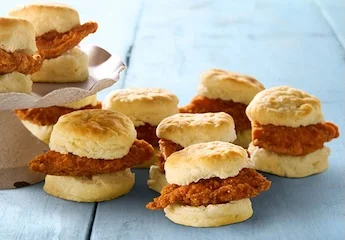 Spicy Chicken Party Biscuits (1 or 2 Dozen)