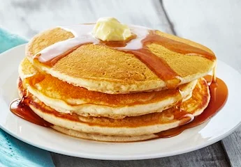 Buttermilk Pancakes (3-Stack, with syrup)